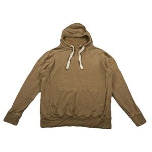 Jungmaven Hoodie Brown Hemp Cotton Made In USA Size Small (Small Holes)